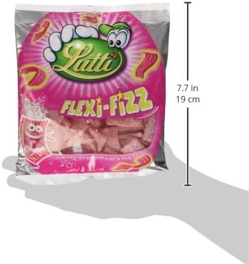 Lutti Strawberry Flexi-Fizz String Tubs, 225 g