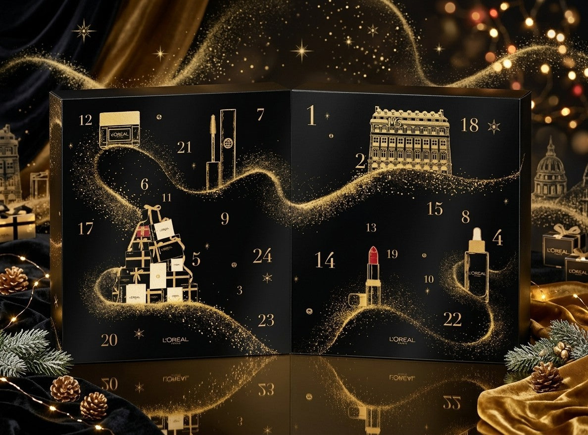 Calendrier de l'Avent L'Oréal Paris NEUF – 24 surprises maquillage soin cheveux