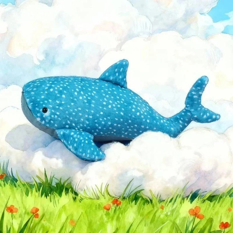 Gobfrey Whale Shark Plush 20cm New with Dust Bag & Tag, Ultra Soft US
