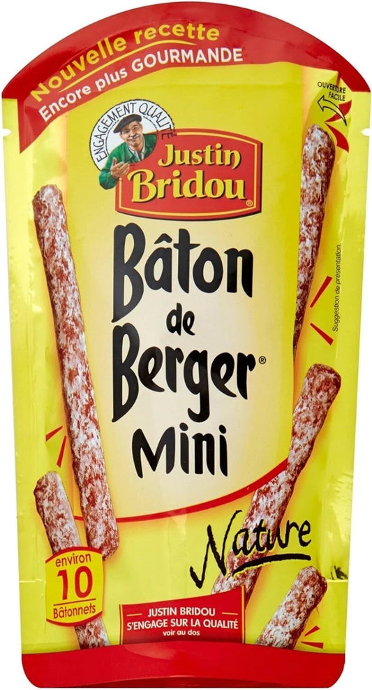 Justin Bridou Bâton de Berger Mini Nature 100 g