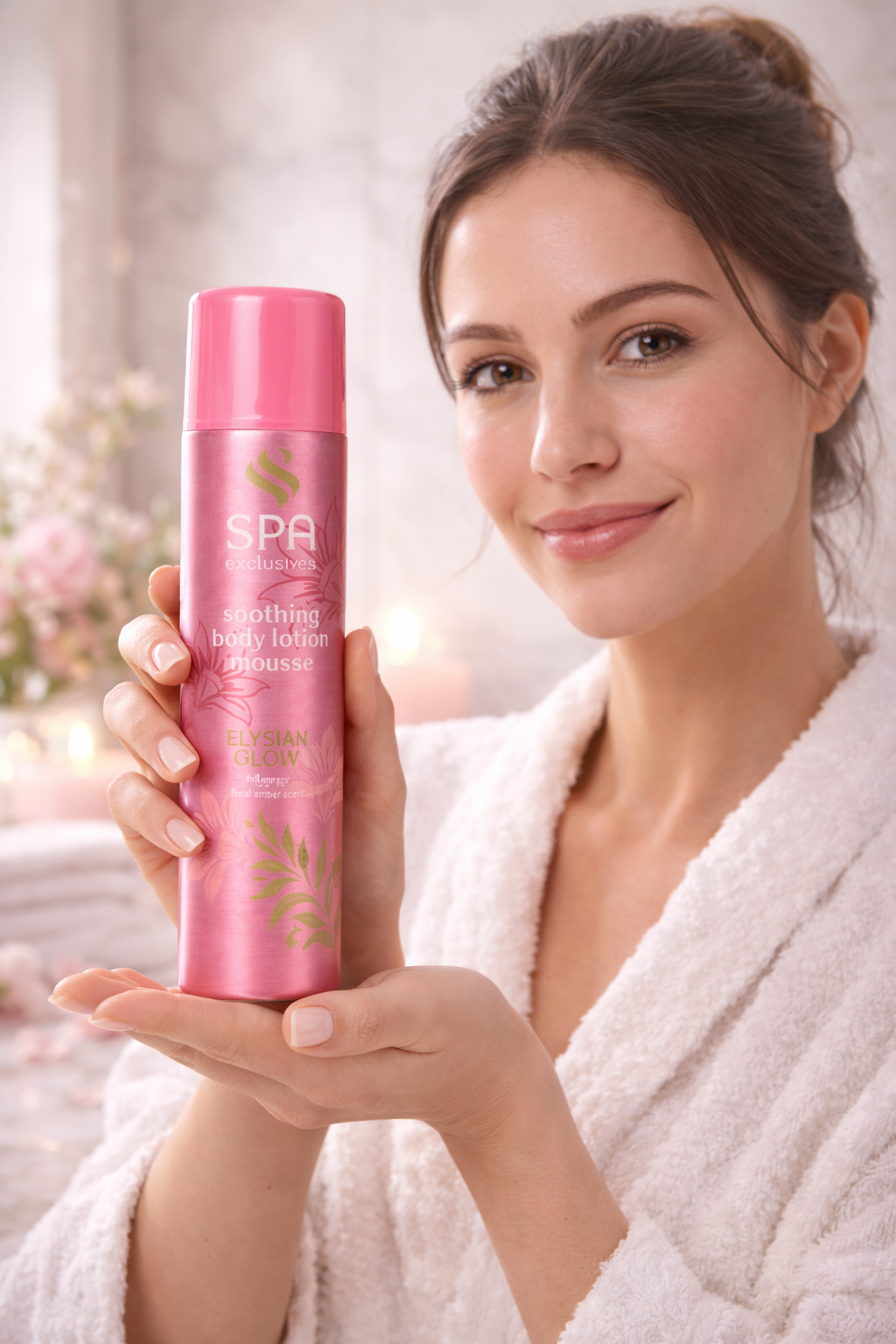 Spa Exclusives mousse de douche senteur ambre glow de la peau hydratant 150ml