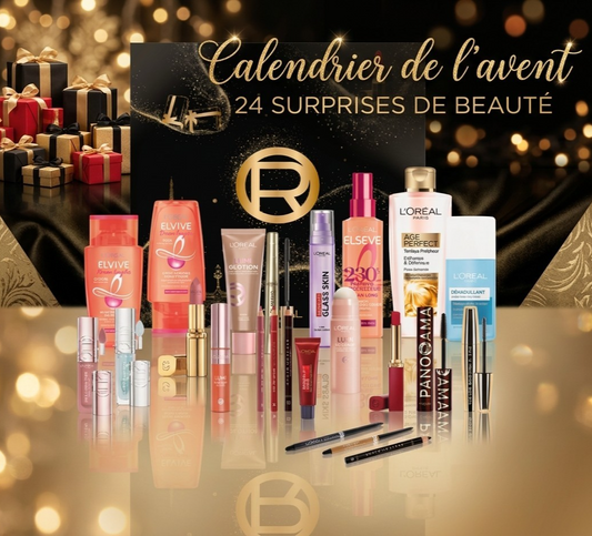 Calendrier de l'Avent L'Oréal Paris NEUF – 24 surprises maquillage soin cheveux