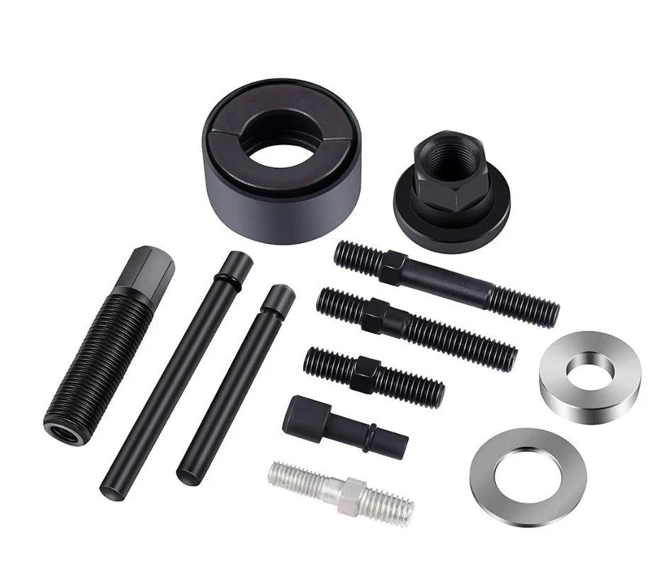 Pulley Puller and Installer Power Steering Pump Remover Alternator - 13 PCS Kit