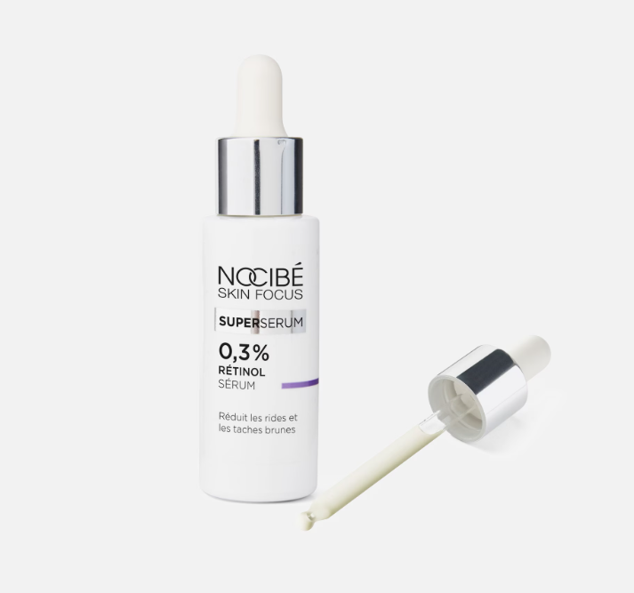 Sérum visage Nocibé 0.3% rétinol réduis les rides et les tâches brunes anti-âge
