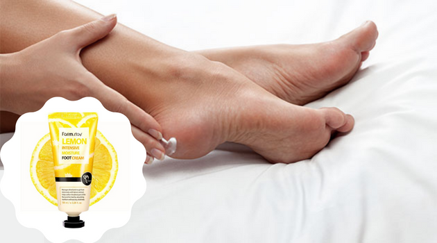 Crème Ultra Hydratante et intensive pour les Pieds au Citron FarmStay