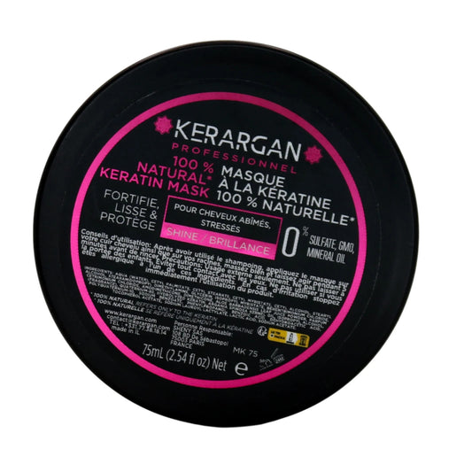 Kerargan Professionnel Paris Masque Kératine 100 ml Cheveux Abîmés Brillance