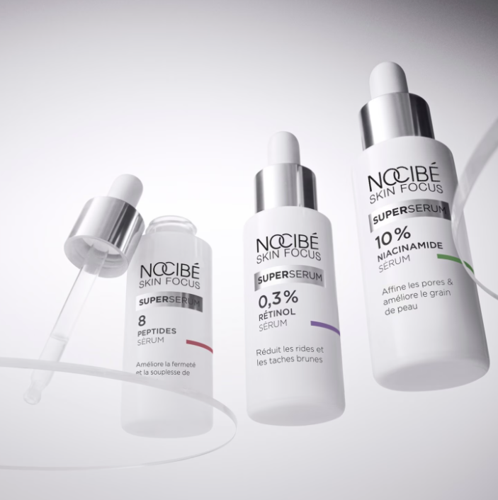 Sérum visage Nocibé 0.3% rétinol réduis les rides et les tâches brunes anti-âge