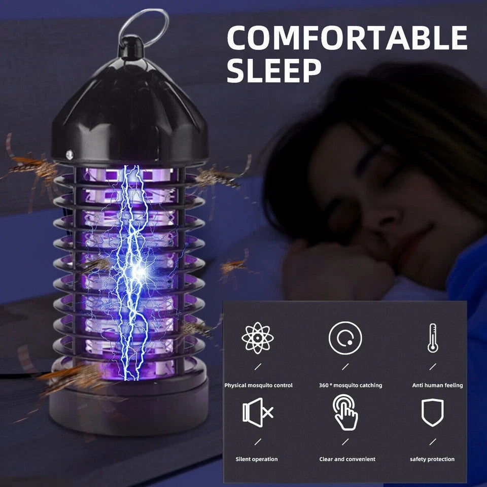 2 PACKS Electric LED Mosquito Killer Light Bug Fly Insect Pest Zapper Trap Lamp