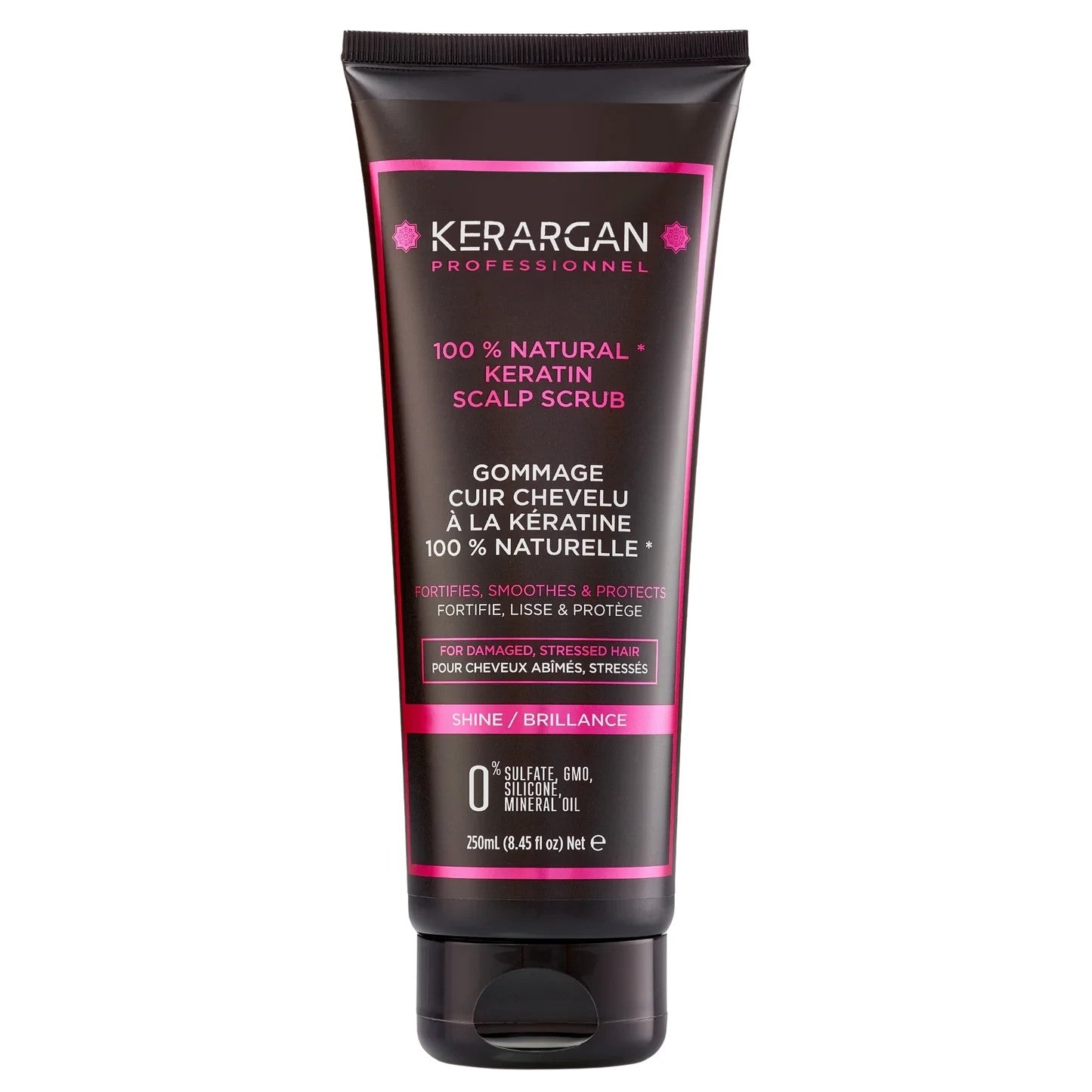 Kerargan Professionnel Paris Gommage Cuir Chevelu Kératine 75 ml Brillance