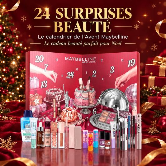 Calendrier de l'Avent Maybelline New York 2026 NEUF – 24 produits maquillage