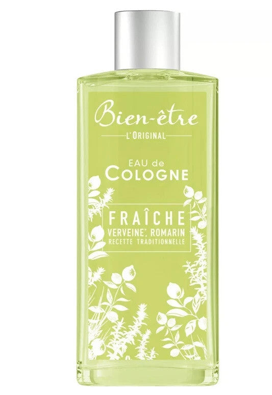 Bien Être Eau de Cologne fraiche aux huiles essentielles 500 ml - France