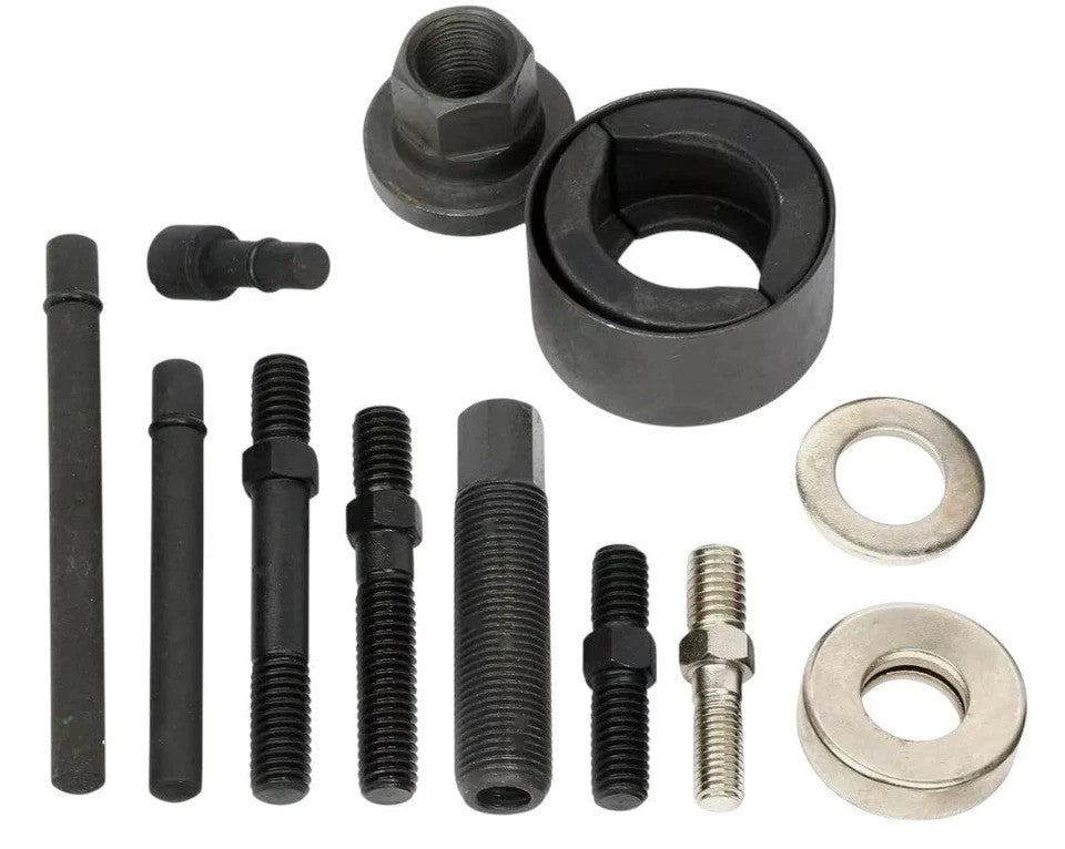 Pulley Puller and Installer Power Steering Pump Remover Alternator - 13 PCS Kit