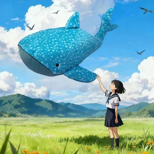 Gobfrey Whale Shark Plush 20cm New with Dust Bag & Tag, Ultra Soft US