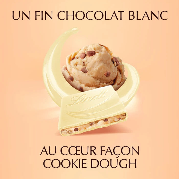 Tablette de chocolat Cookie Dough blanc LINDT CREATION La tablette de 150g
