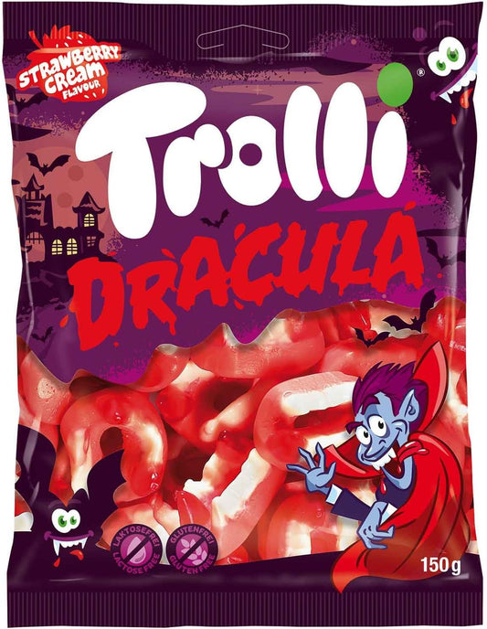 Dracula - Delicious sweet surprise combining enchanting flavors and visual appeal, perfect for Halloween or any special occasion - Compatible with Trolli - 150g
