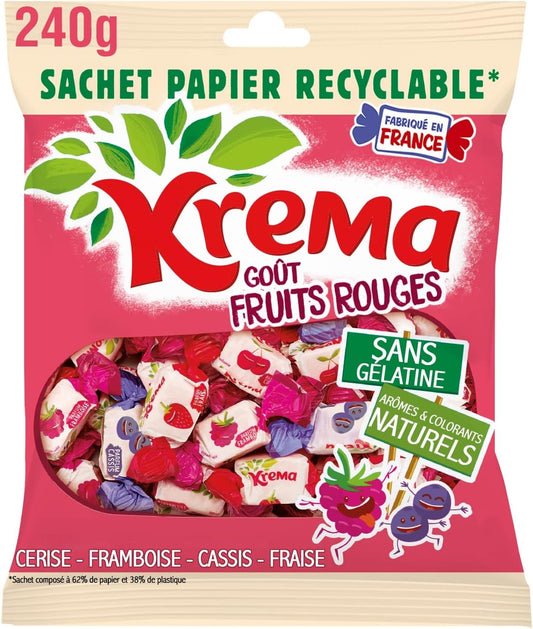 Krema Kréma Frutos Rojos 100% Reciclable 240 g