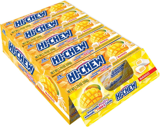 HI-CHEW Mango-Flavored Chewy Candies 15 X 50 g