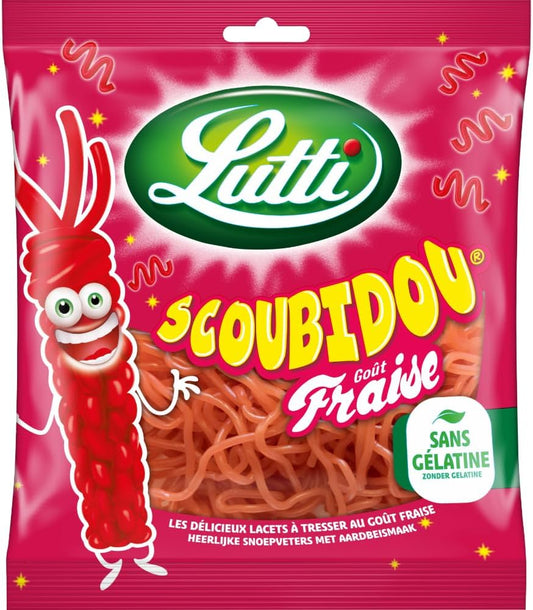 LUTTI Caramelos Lutti Scoubidou Fresa - 200g