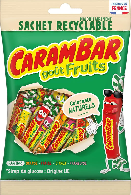 CARAMBAR Frutas bolsa reciclable 180g