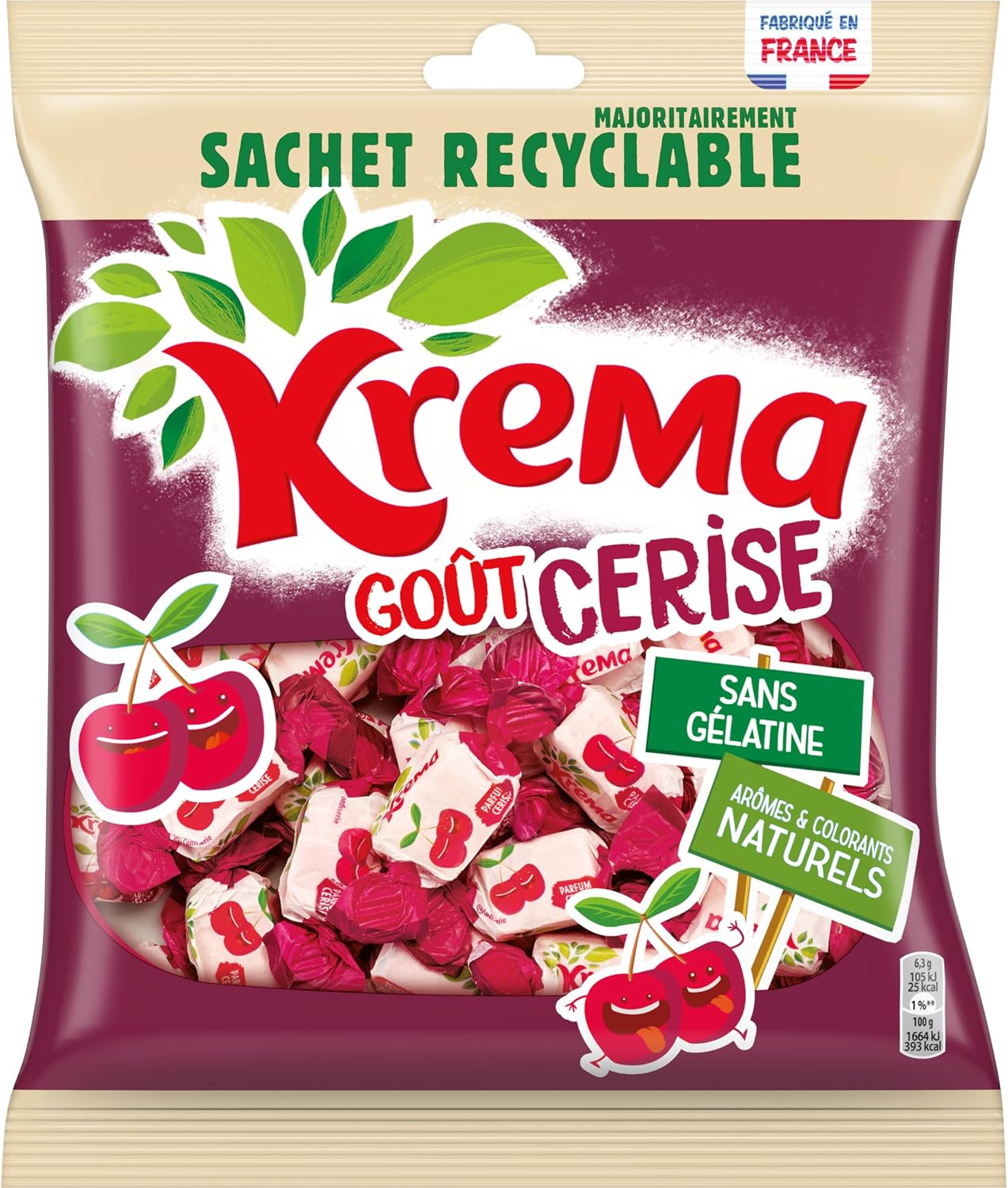 KREMA Cereza Reciclable 240g