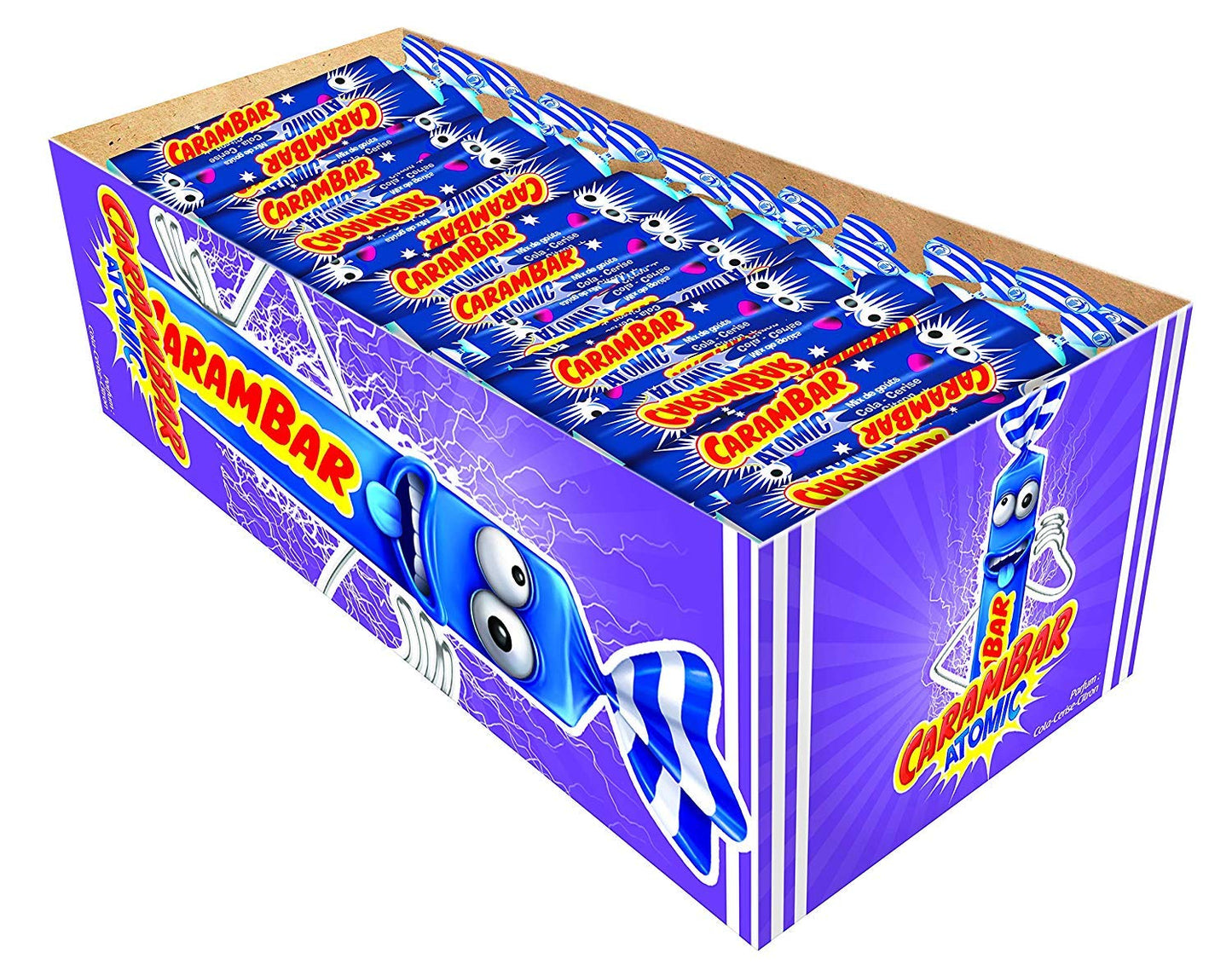 CARAMBAR Caramelos Carambar Barba de Chévere Caja 180 piezas, Rosa (Lote de 1)
