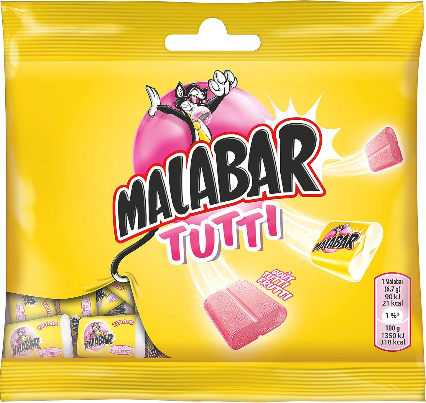 Malabar Fruta mixta Tutti Paquete 67g
