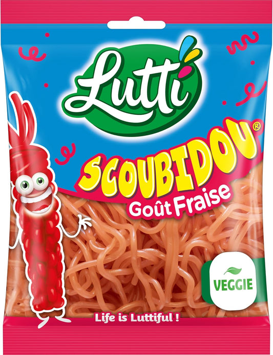 LUTTI Caramelos Lutti Scoubidou Fresa - 200g